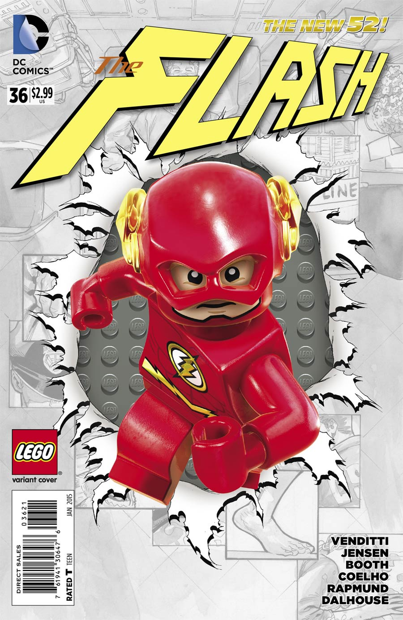 Illustration for article titled Week four of DC Comics Lego variant covers